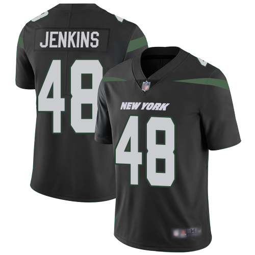 New York Jets Limited Black Men Jordan Jenkins Alternate Jersey NFL Football #48 Vapor Untouchable